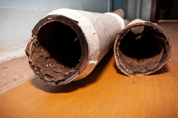 old sewer pipes
